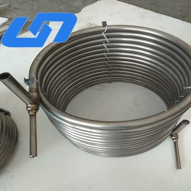 Pure Twisted Titanium Coiled Heat Exchanger